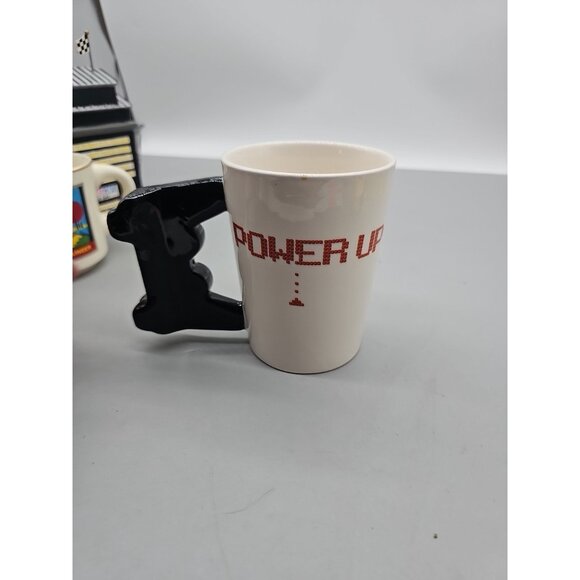 Dave & Busters Power Up  Mug Gamer Mug Controller Novelty Ceramic Coffee Tea - Picture 3 of 7